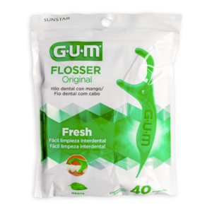 Hilo Dental Con Mango Flosser Fresh G.U.M X 40 Uds