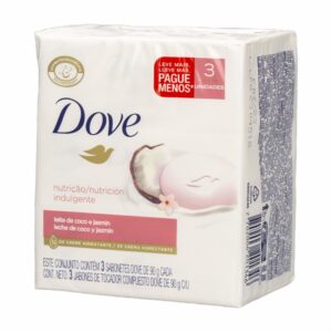 DOVE Coconut Milk Bar Soap 3 x 90 g