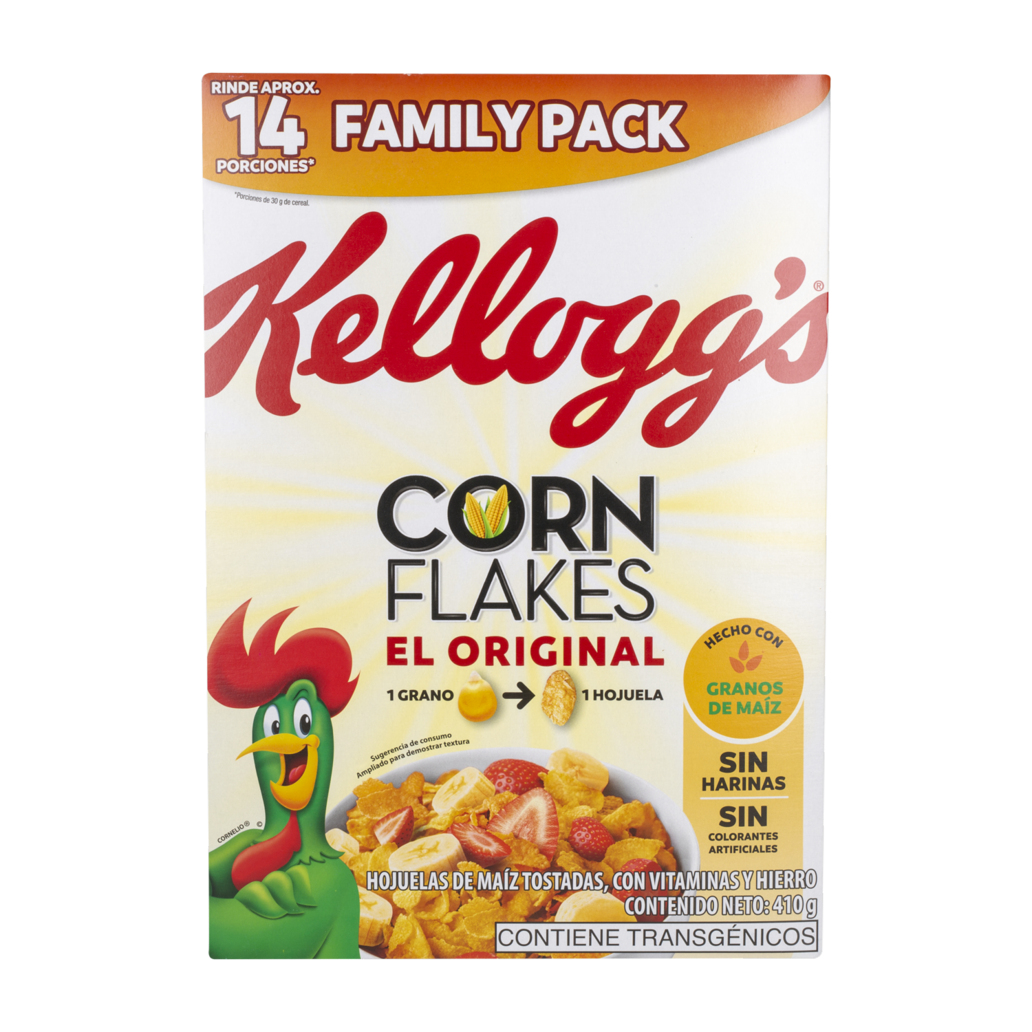 CORN FLAKES Toasted Cereal with Vitamins 410 G
