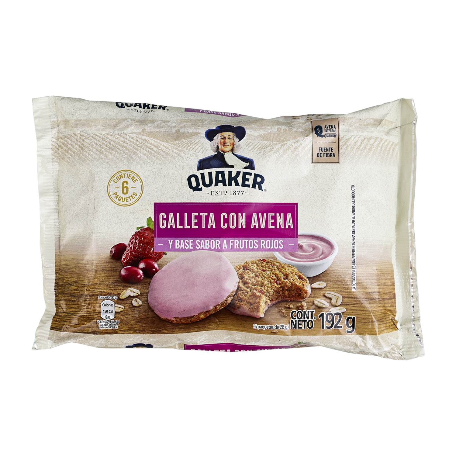 QUAKER Oatmeal and Berries Cookies 192 g