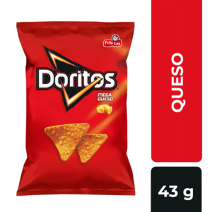 DORITOS Mega Cheese Flavored Corn Snacks 43 G