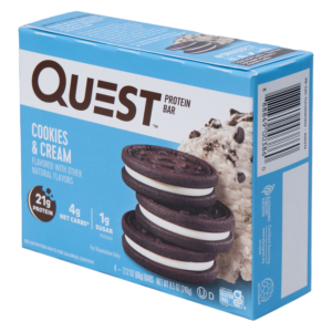 QUEST Cookies & Cream Protein Bar 4 x 60g